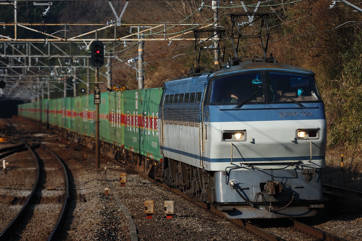 EF66貨物「54レ」 : 函南駅